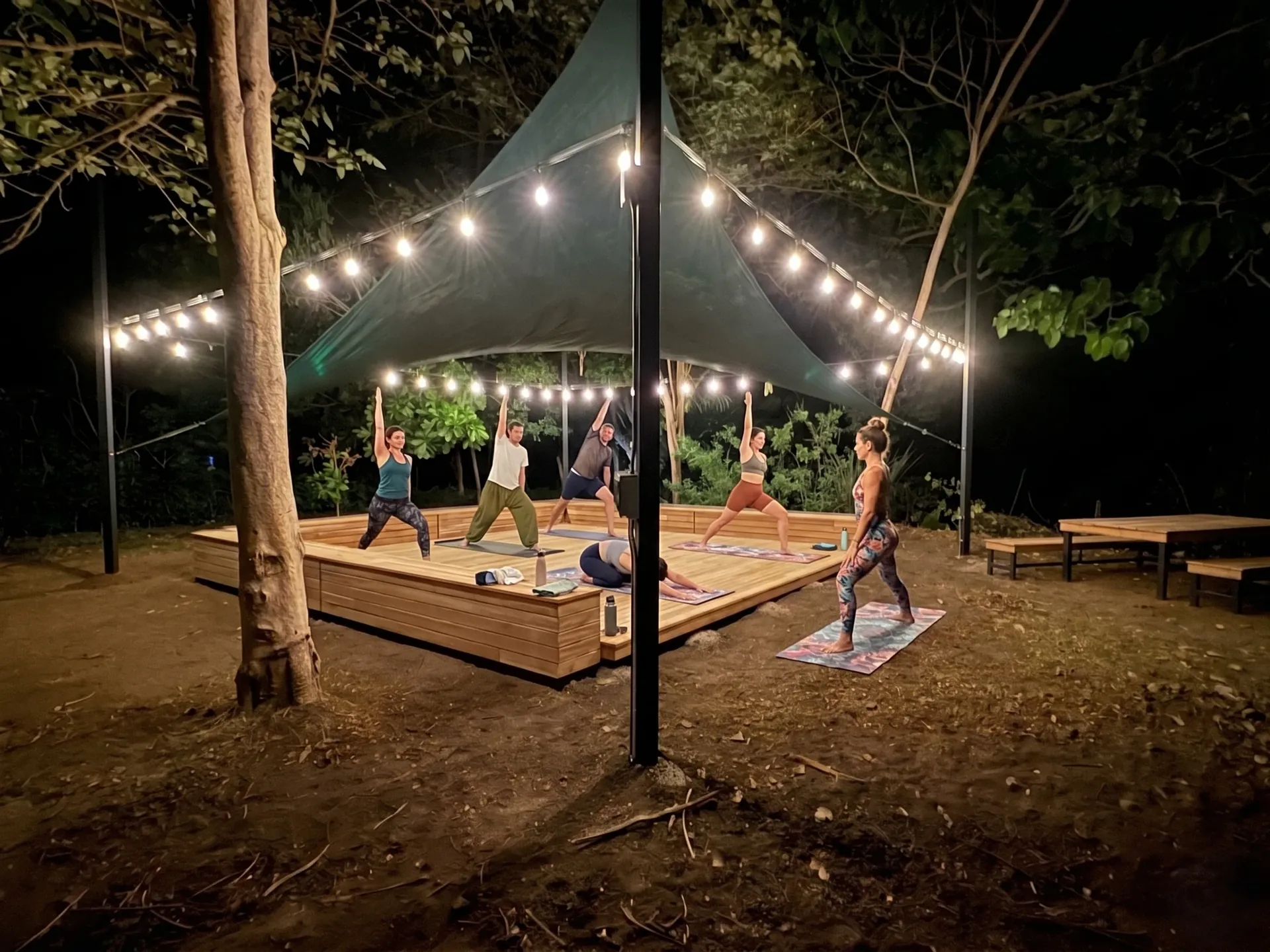 Clase de yoga